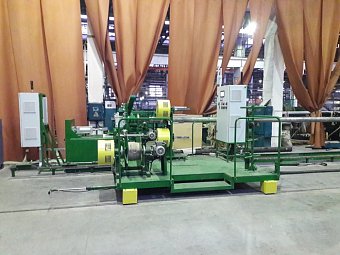 Комплекс оборудования для производства шламовых рукавов и отводов диаметром 102-530 мм